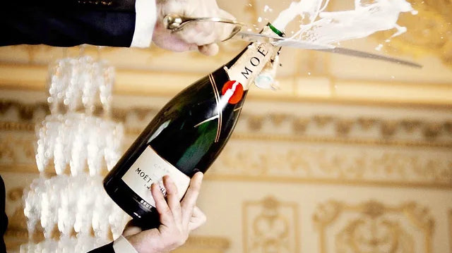 Historien bag champagnesabling